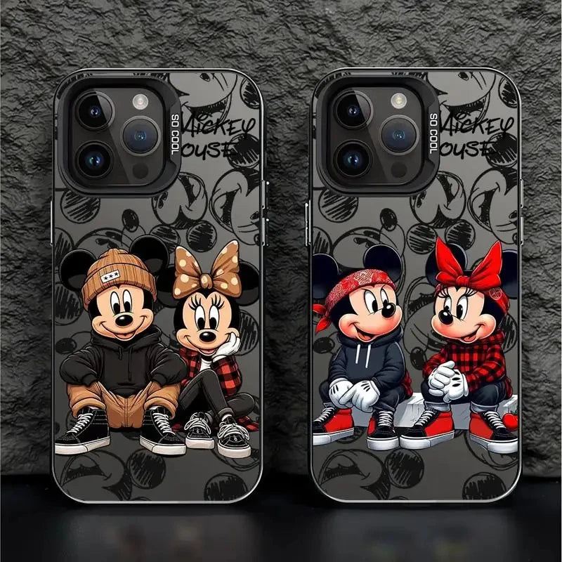 🎀 Disney Mickey & Minnie Full Screen Case – Cute & Protective for iPhone