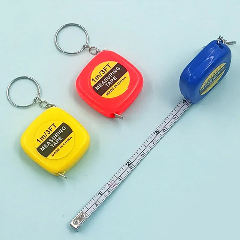 📏 Mini Tape Measure Keychain – Dual Side Metric & Inch 🎯