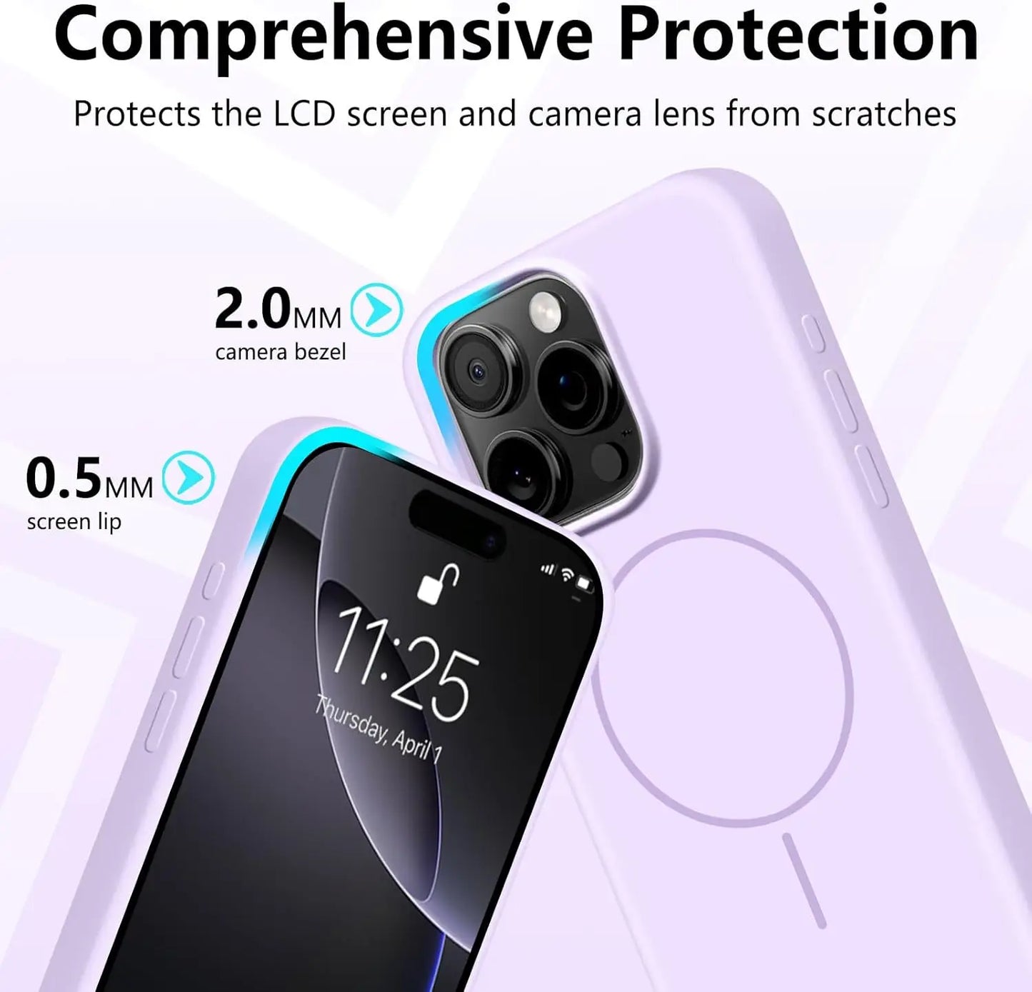 📱 Official Liquid Silicone Case with Lanyard – Soft Touch, Strong Grip 💼