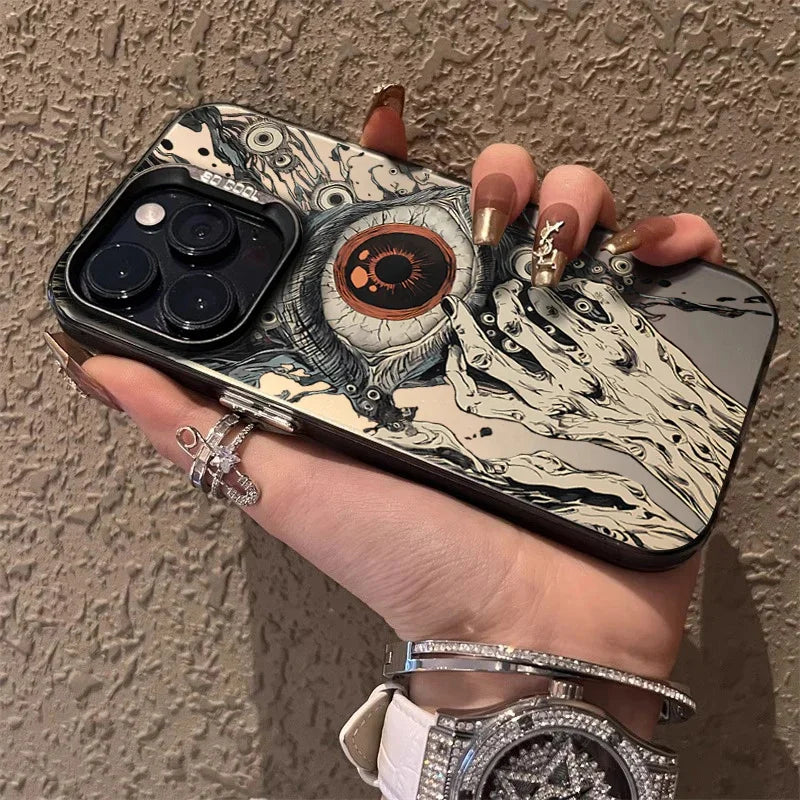 👁️🗨️🔥 3D Horror Skeleton Hand iPhone Case 🔥👁️🗨️
