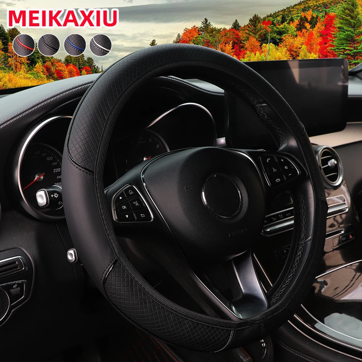 Luxury Steering Wheel Cover 🛞✨ – Comfort & Control in Style