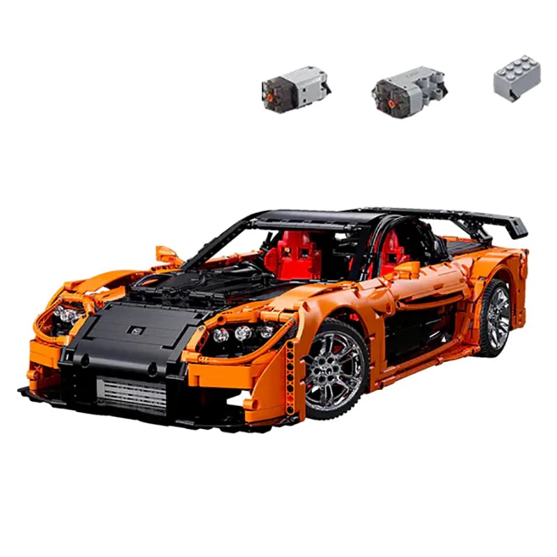 🔥 1:8 Technical RX-7 Veilside Fortune Concept Hypercar – 3071PCS Expert Building Set