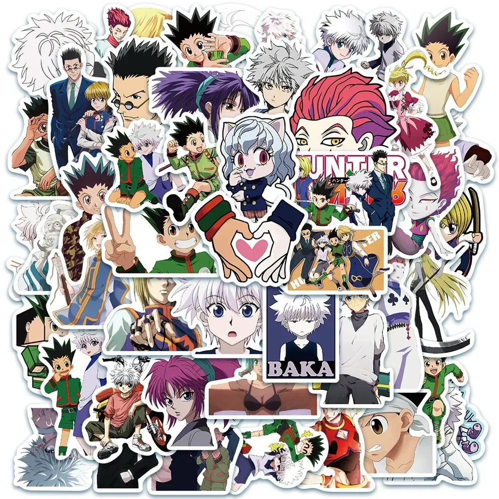 🎉✨ Mega Anime & Gaming Sticker Bundle – 50pcs ✨🎉