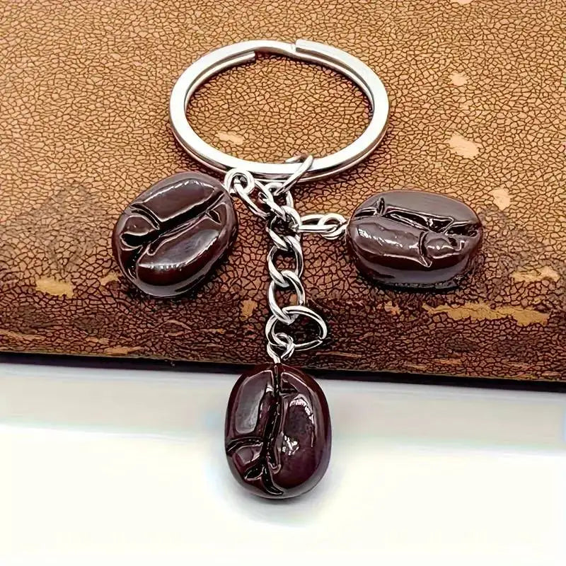 ☕ Coffee Bean Barista Keychain 🌟