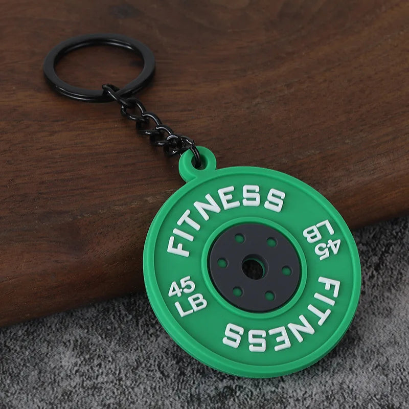Gym Keychain Collection – Kettlebell, Dumbbell & Weight Plate Keychains