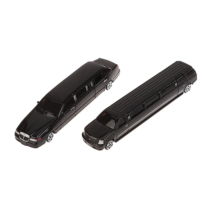 🚗✨ Diecast Luxury Limousine Model – Pull Back Toy with Opening Doors