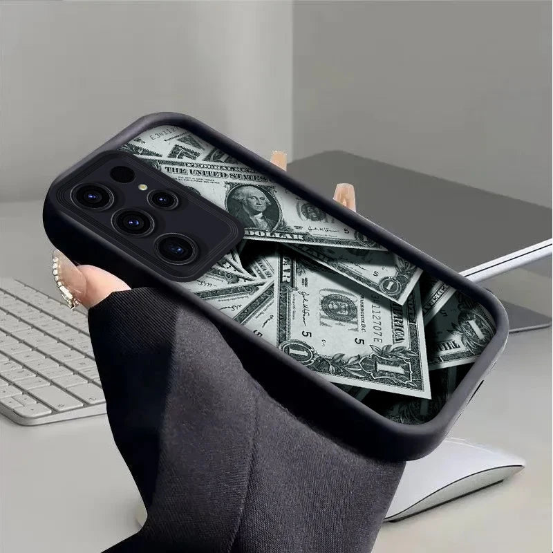 💵 Dollar Banknote Case – Stylish Wallet Cover for Samsung Galaxy