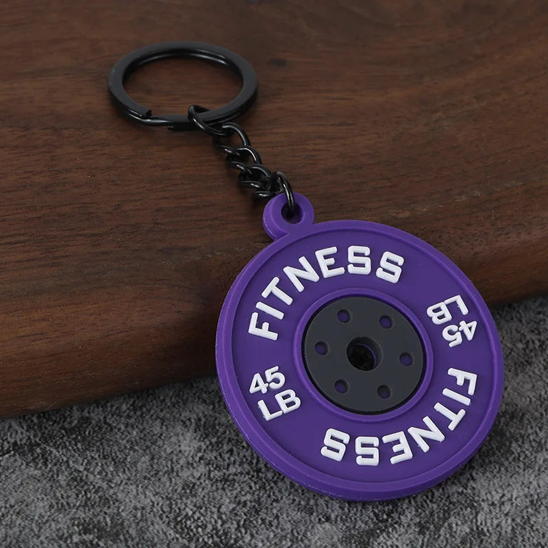 Gym Keychain Collection – Kettlebell, Dumbbell & Weight Plate Keychains