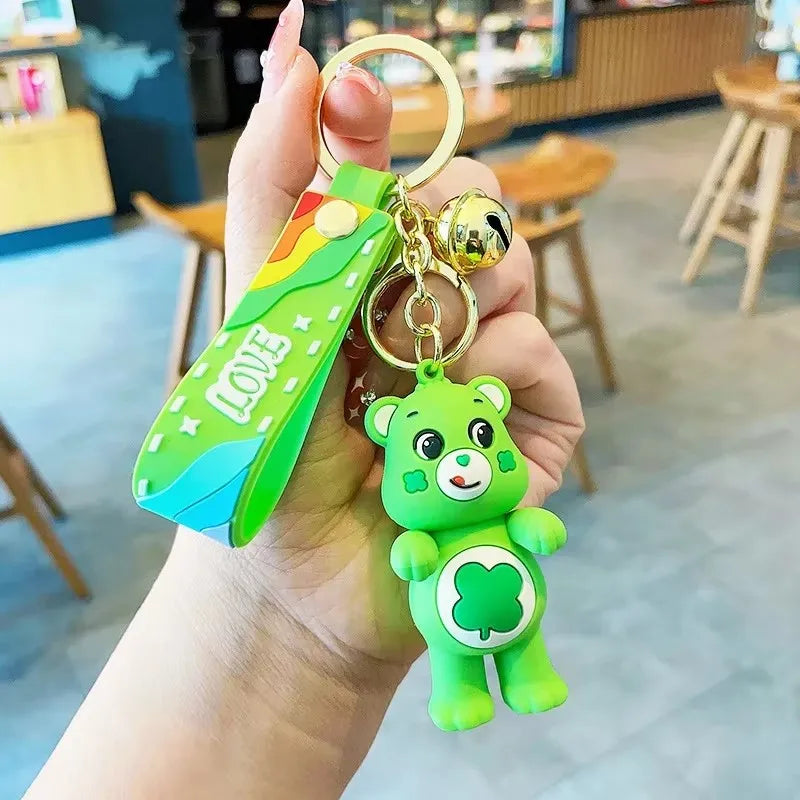 🐻 Colorful Bear Keychain Duo – Cute & Cheerful Accessory! 🌈
