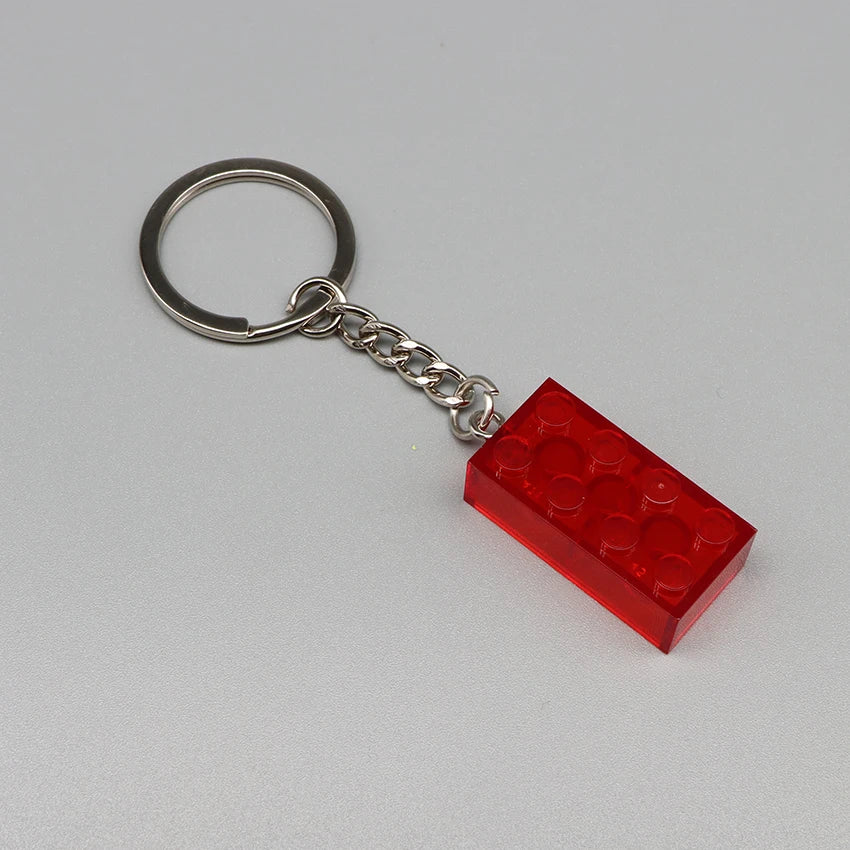 LEGO Style Keychain 🔑🧱 | Colorful Fun for Your Keys!
