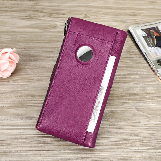 💜 Luxury Genuine Leather Wallet for Women – Elegance in Every Detail