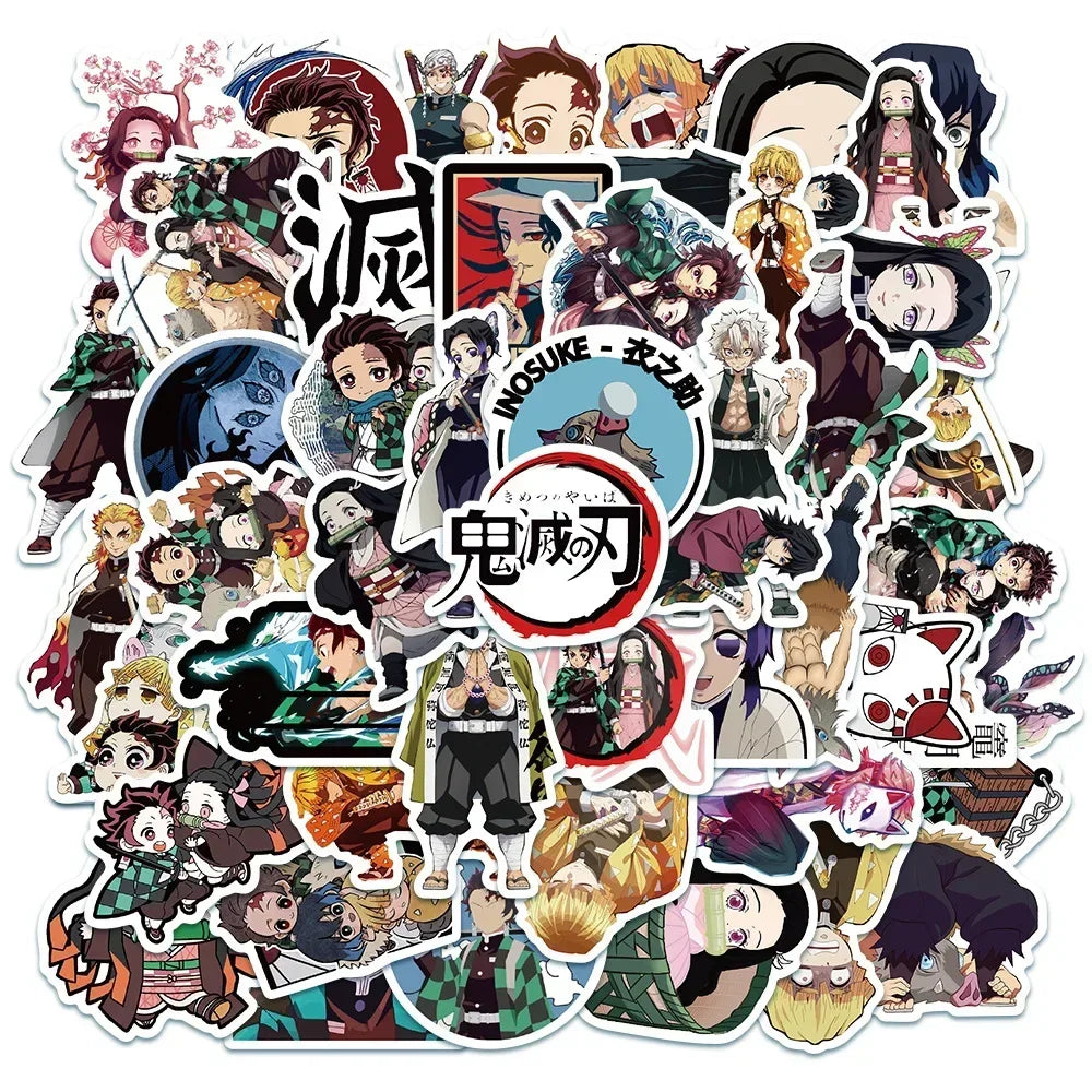 🎉✨ Mega Anime & Gaming Sticker Bundle – 50pcs ✨🎉