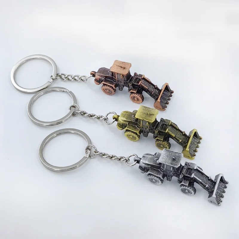 🚧 Mini Excavator Keychain – Perfect Gift for Construction Lovers