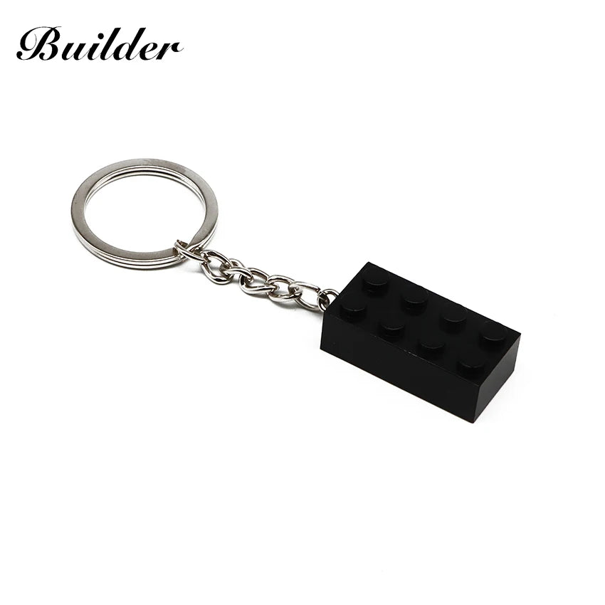 LEGO Style Keychain 🔑🧱 | Colorful Fun for Your Keys!