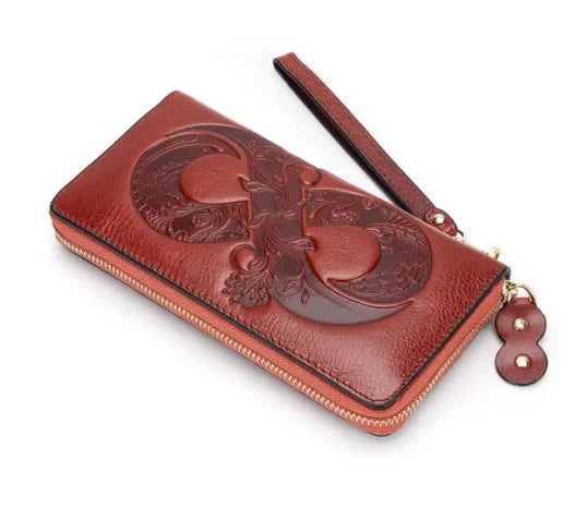 👜 Elegant Women's Luxury Leather Purse – High-Quality Handbag & Wallet