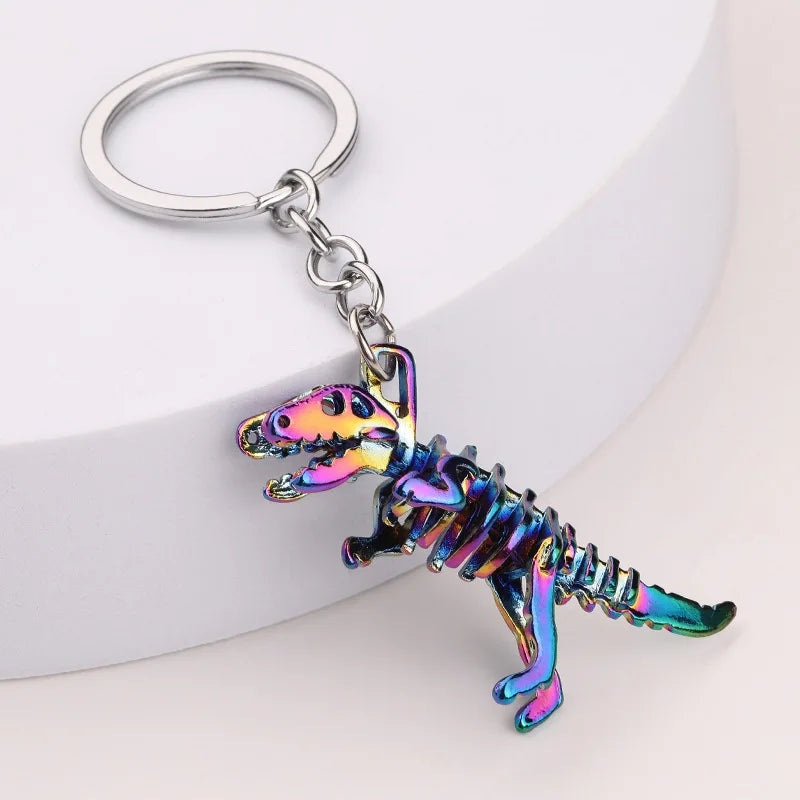 Vintage Metal Robot Keychain