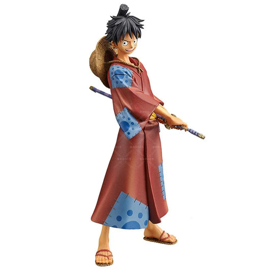 🏴‍☠️ One Piece Wano Arc Figures – Luffy, Zoro, Nami & Chopper (18cm)
