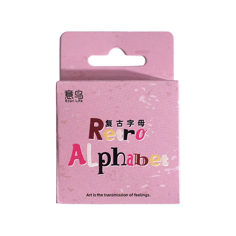 🔠✨ Retro Ransom Letter Alphabet Stickers/46pcs ✨📰