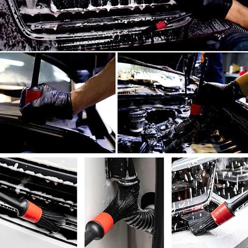 AutoDetail Pro™ 5-Piece Car Detailing Brush Set