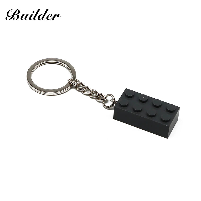 LEGO Style Keychain 🔑🧱 | Colorful Fun for Your Keys!