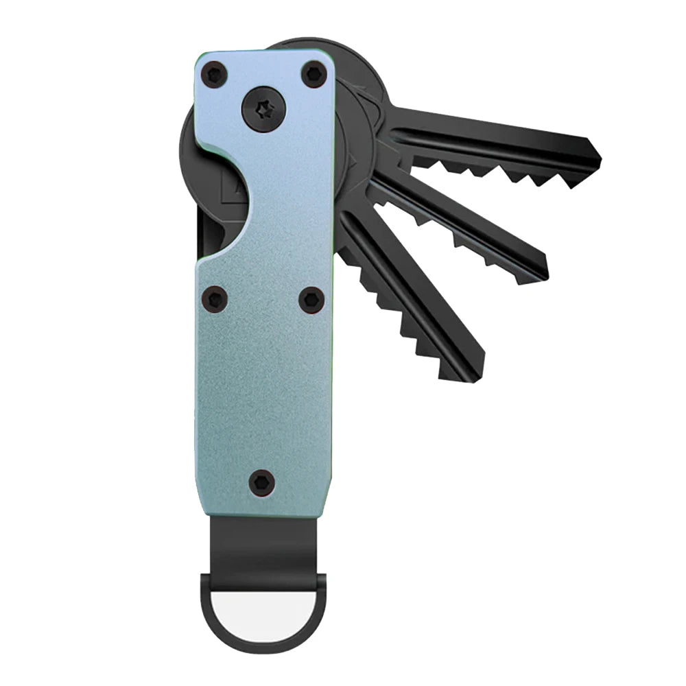 Compact Carbon Fiber Key Holder & Smart Organizer