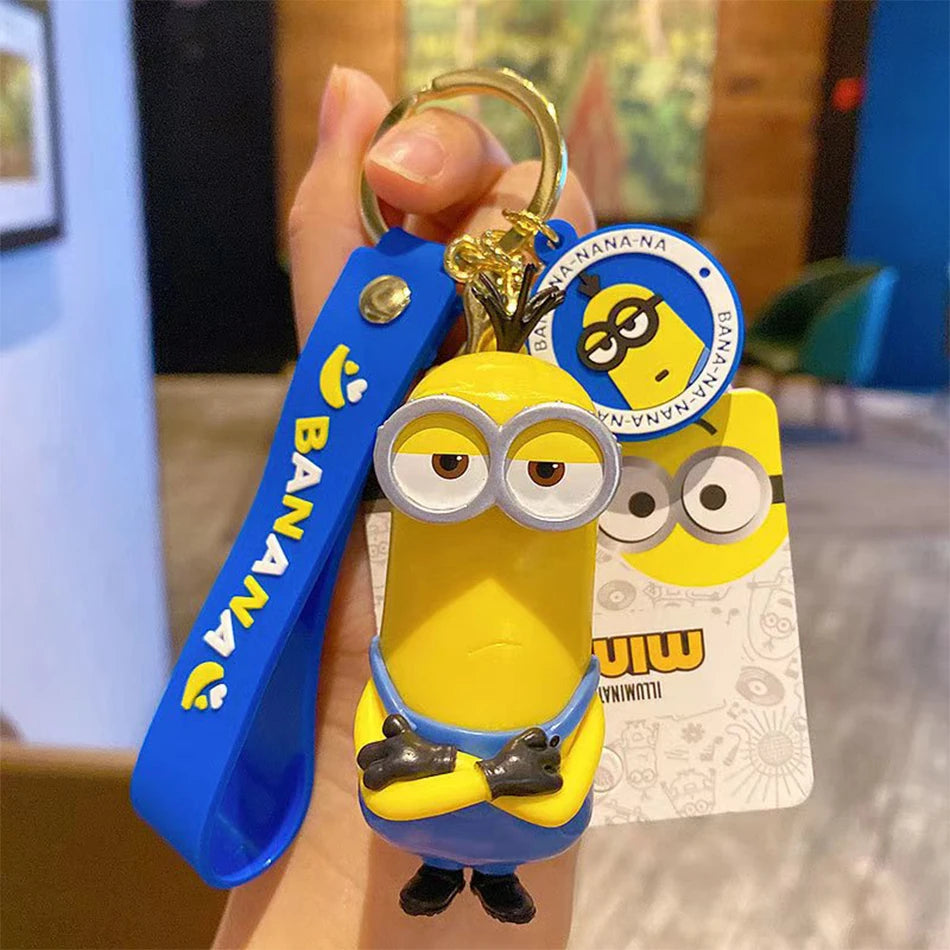 🟡 Minion Banana Keychain – Cute & Fun Gift for Fans! 🍌🔑