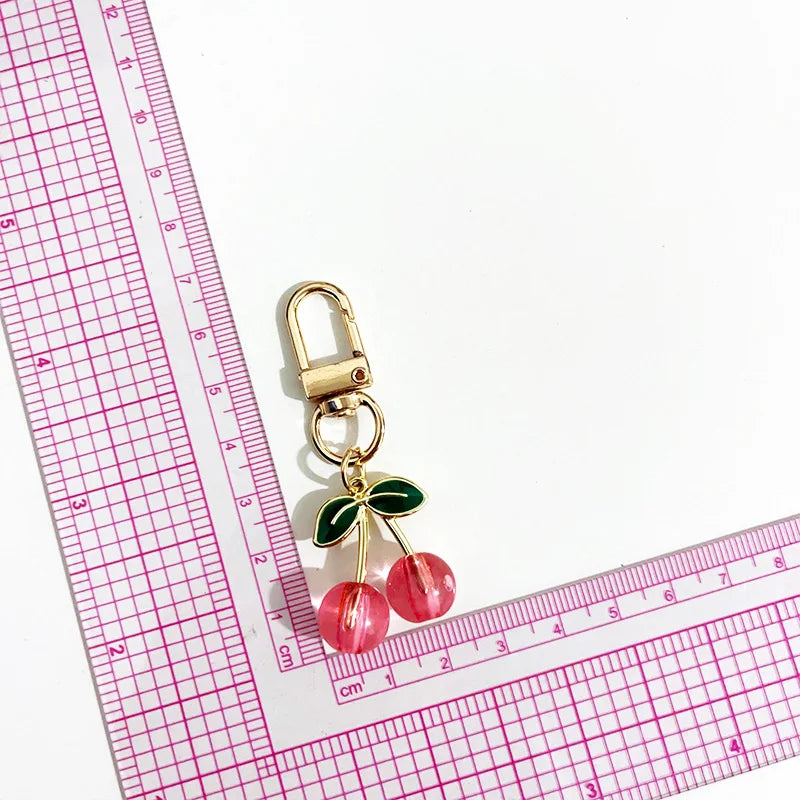 🍒✨ Cute Cherry Charm Keychain – Sweet &amp; Stylish! ✨🍒