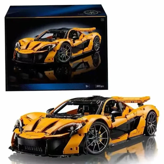 🏁 3893PCS McLaren P1 Supercar Building Kit (42172 Compatible)
