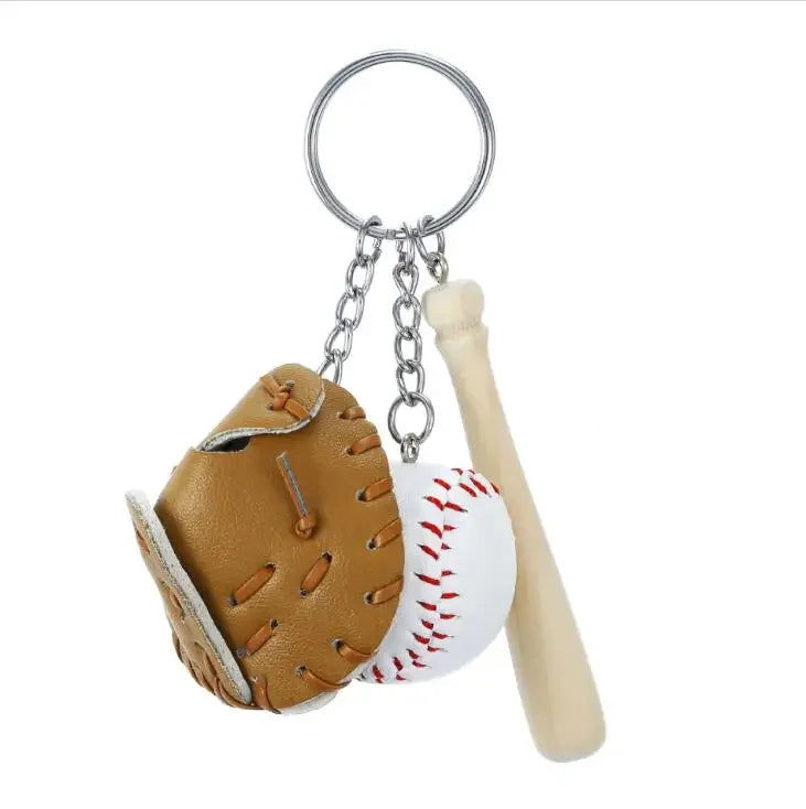 🧤⚾🎸 Creative Baseball & Guitar Keychain – Multi-Tool Keyring Gift