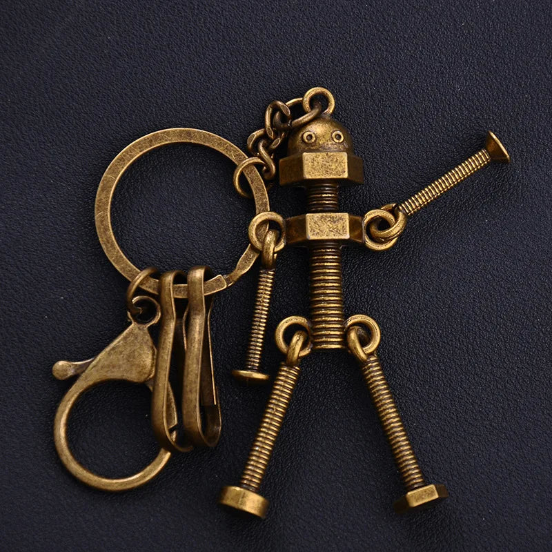 🤖💖 Cute Robot Keychain – Whimsical Charm for Her! 👜✨