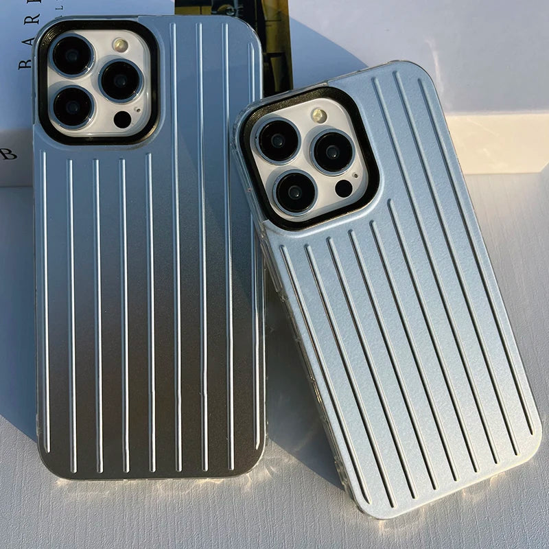 Stylish Business Luggage Case 📱✨ | Hard Shell 3D Design for iPhone