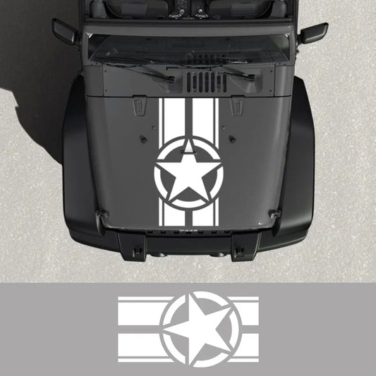 🛻 Pentagram Style Hood Decal – Dominate the Road with Bold Style! ⭐