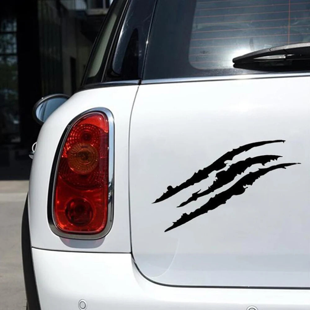 🦖 Reflective Monster Claw Mark Car Sticker – Fierce and Eye-Catching!