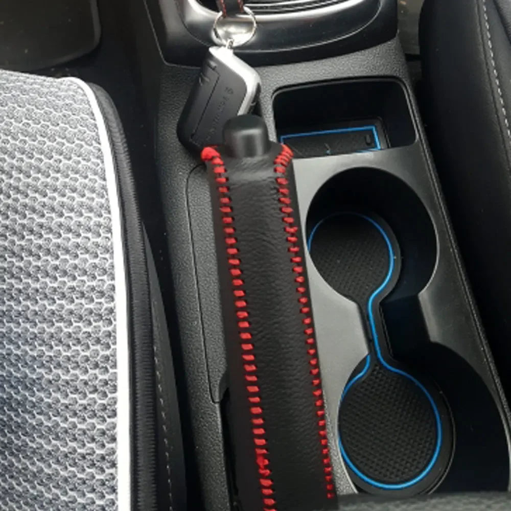 Premium Leather Gear & Handbrake Cover – For SEAT & Skoda 🚗