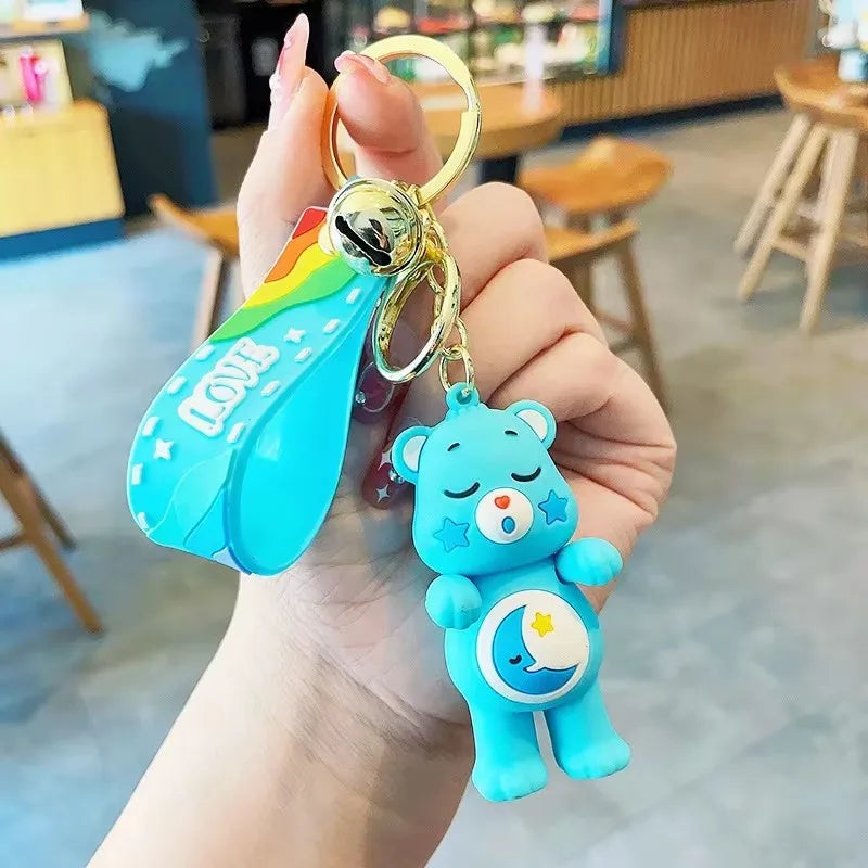 🐻 Colorful Bear Keychain Duo – Cute & Cheerful Accessory! 🌈