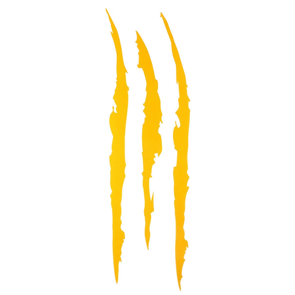 🦖 Reflective Monster Claw Mark Car Sticker – Fierce and Eye-Catching!