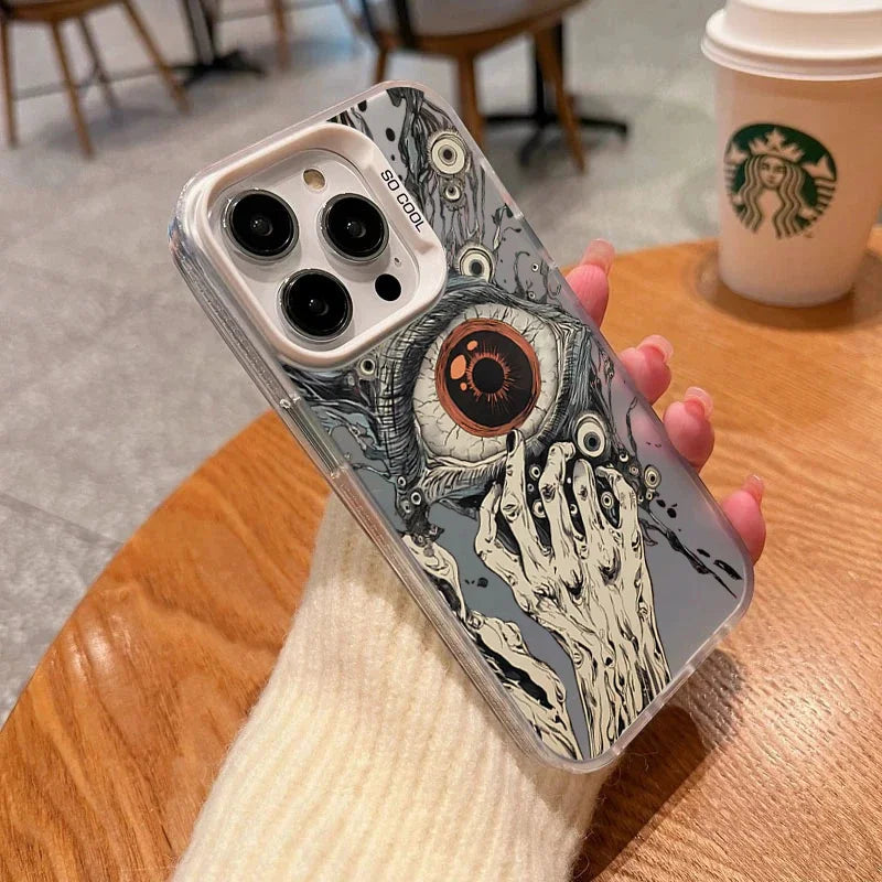 👁️🗨️🔥 3D Horror Skeleton Hand iPhone Case 🔥👁️🗨️