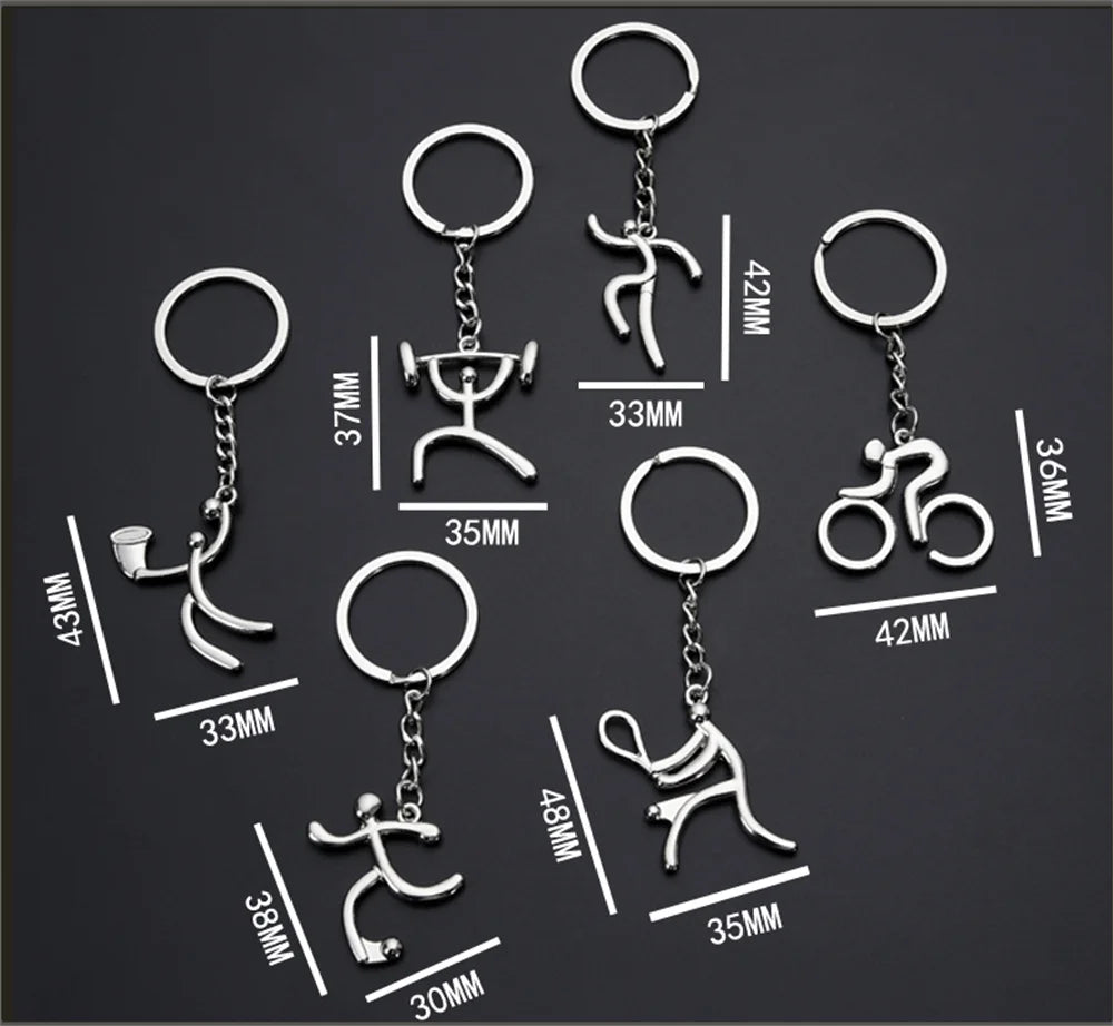 🚴‍♂️ Minimalist Bicycle Keychain – Perfect for Cyclists!