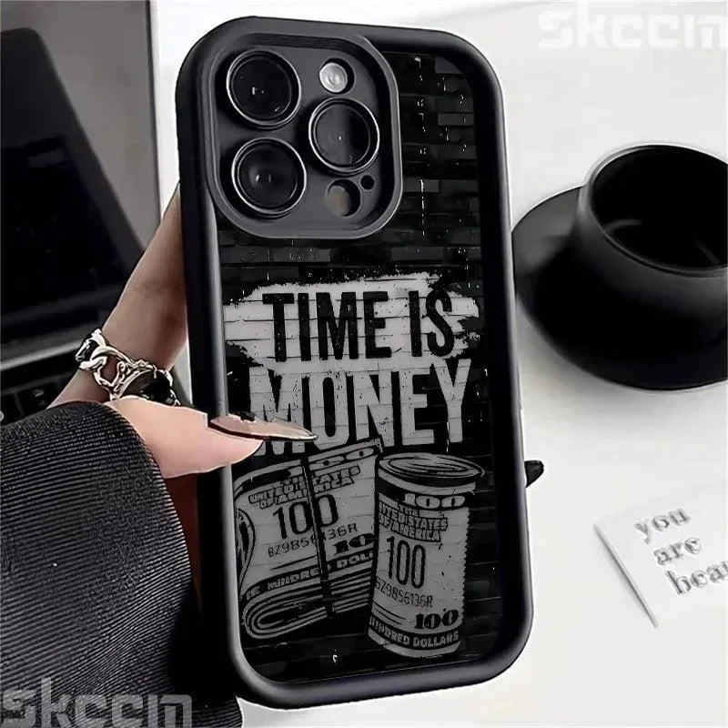 Dollar Bill Graphic iPhone Case - Silicone Shockproof Cover