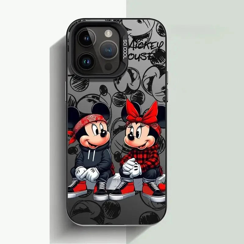 🎀 Disney Mickey & Minnie Full Screen Case – Cute & Protective for iPhone