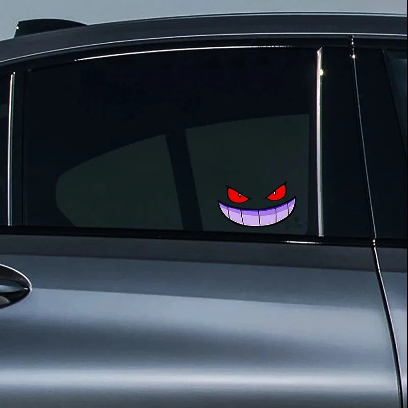 Gengar Devil Sticker – Reflective & Waterproof Pokémon Decal - up to 200km/h