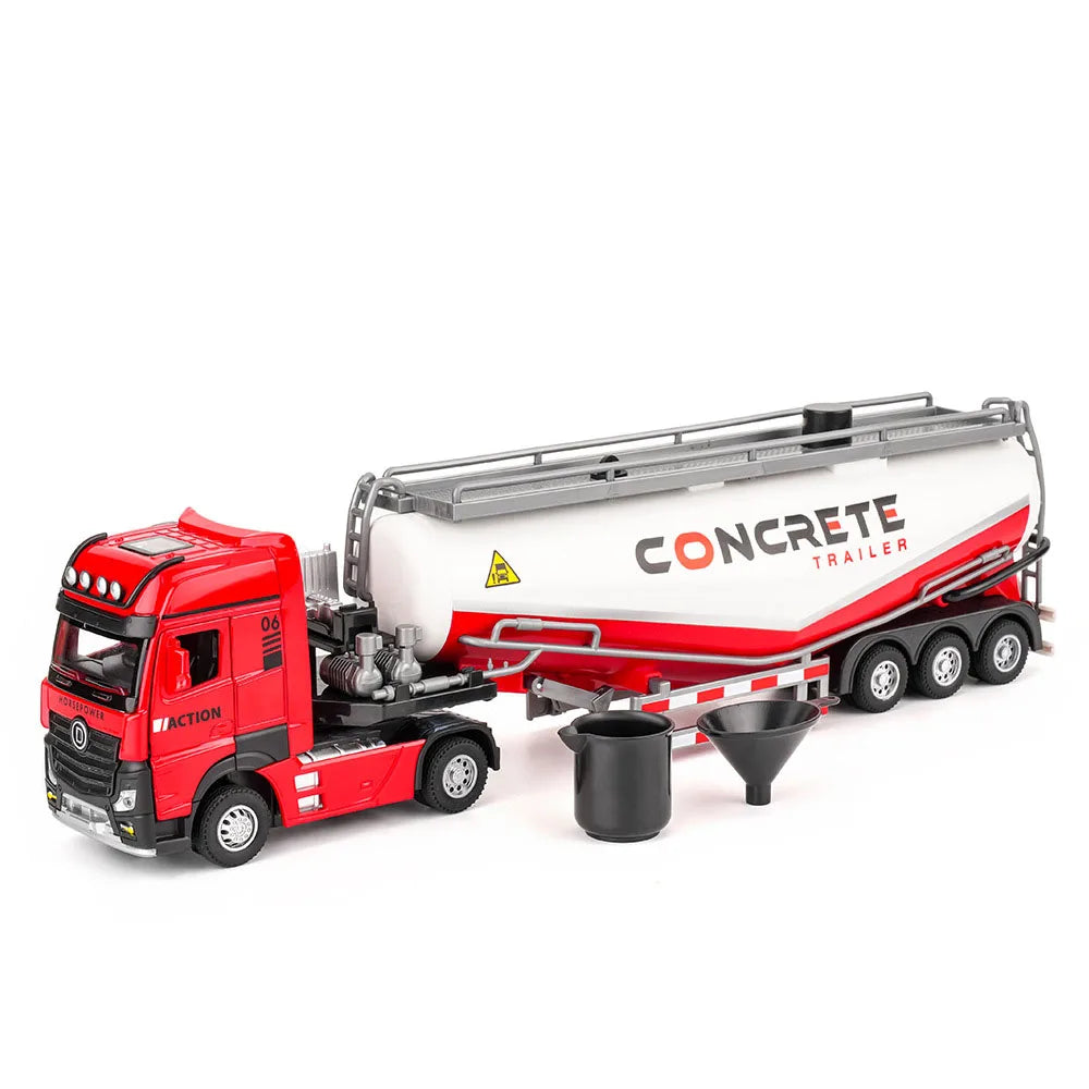 Heavy-Duty Concrete Mixer Truck 🚛💦 | 1:64 Scale Construction Model