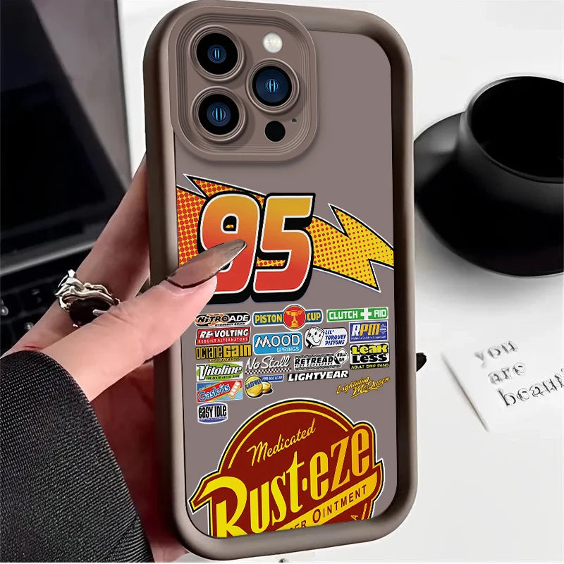 Lightning McQueen & Sally iPhone Case – Speed Meets Style! ⚡📱