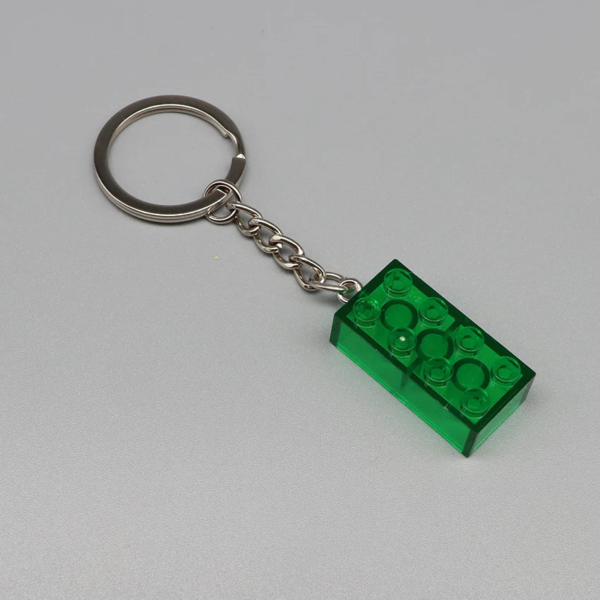 LEGO Style Keychain 🔑🧱 | Colorful Fun for Your Keys!