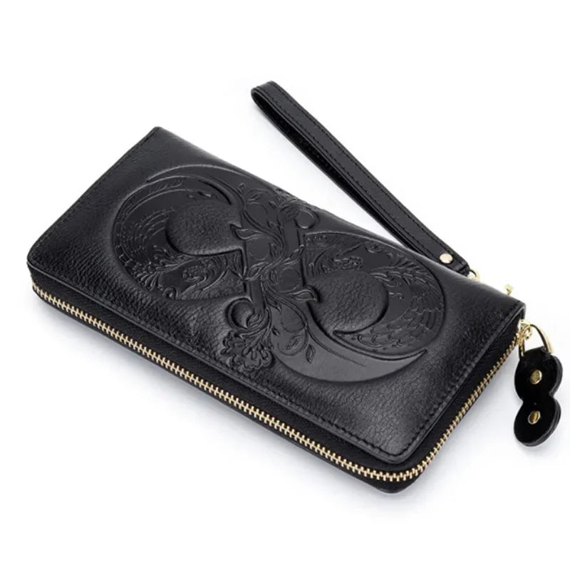 👜 Elegant Women's Luxury Leather Purse – High-Quality Handbag & Wallet