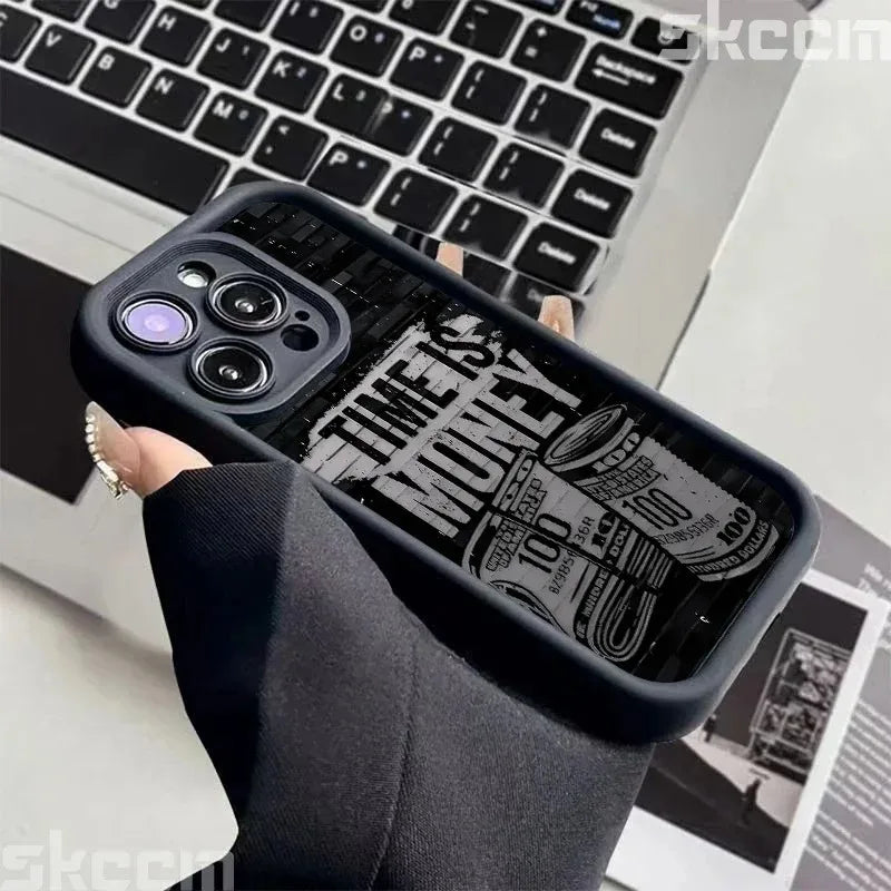 Dollar Bill Graphic iPhone Case - Silicone Shockproof Cover