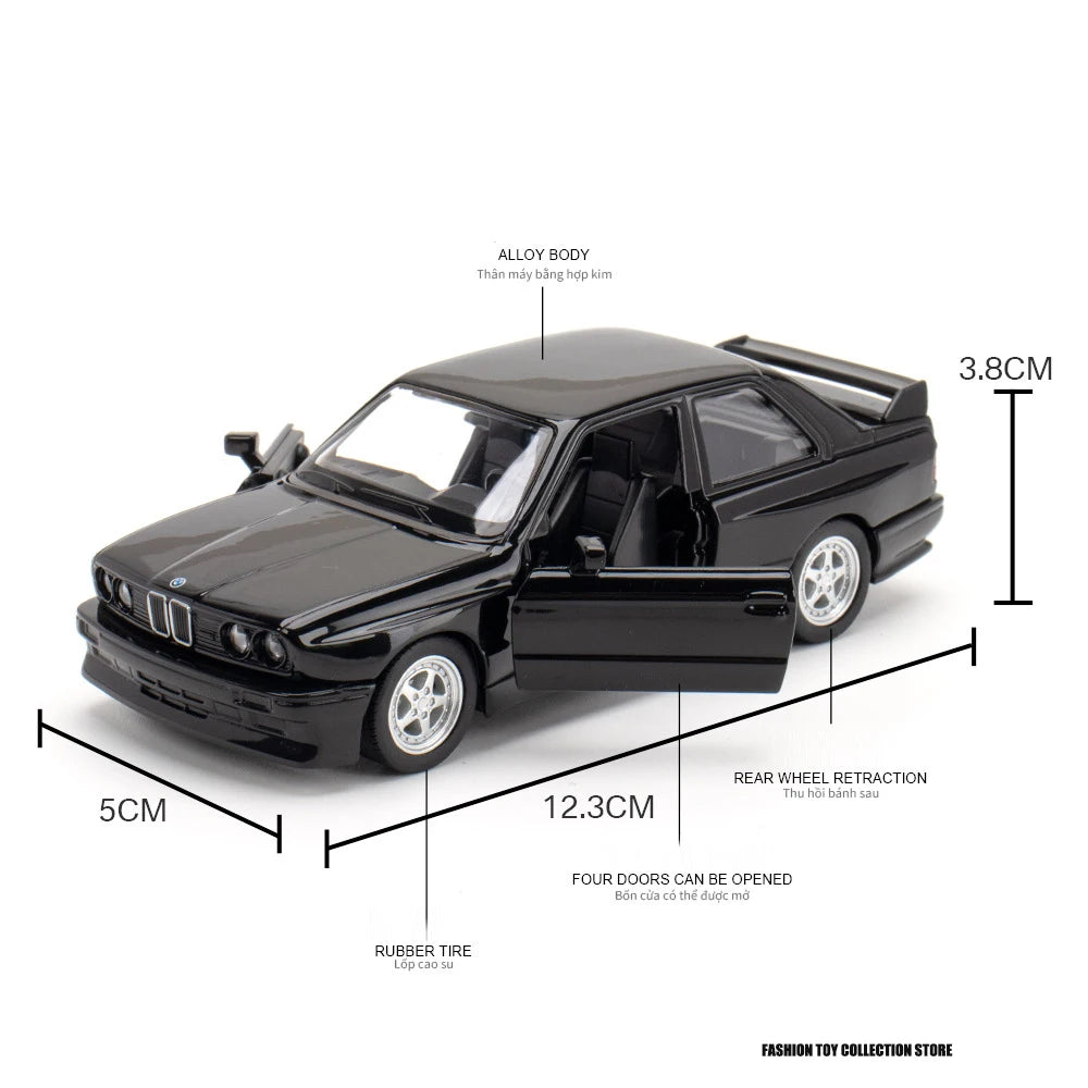 🚗 1:36 Diecast 1987 M3 Classic Car Model – Retro Perfection! 🏁