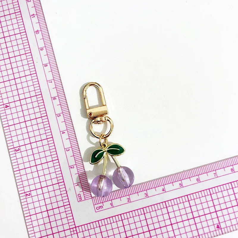 🍒✨ Cute Cherry Charm Keychain – Sweet &amp; Stylish! ✨🍒