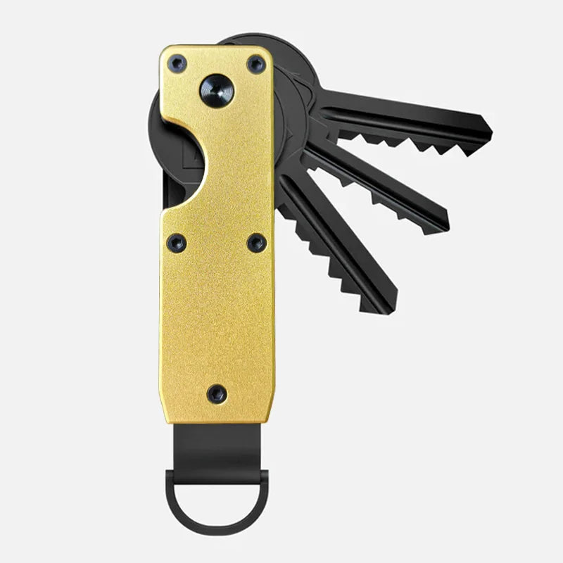 Compact Carbon Fiber Key Holder & Smart Organizer