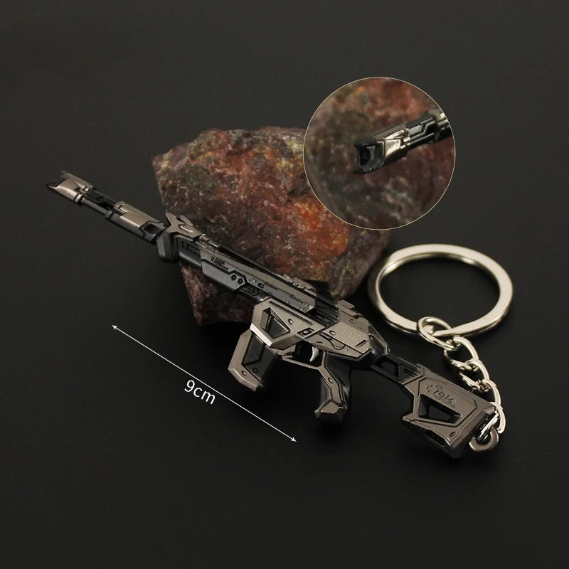🔫 Valorant Gun & Knife Keychain – Mini Alloy Weapon Model for Gamers 🎮